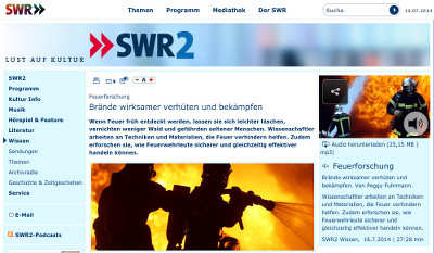 SWR 2 Wissen Website Screenshot