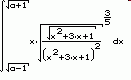Ejemplo de un objeto algebraico que ocupa toda la pantalla